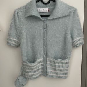 House of Sunny short sleeve cardigan w mini bag S